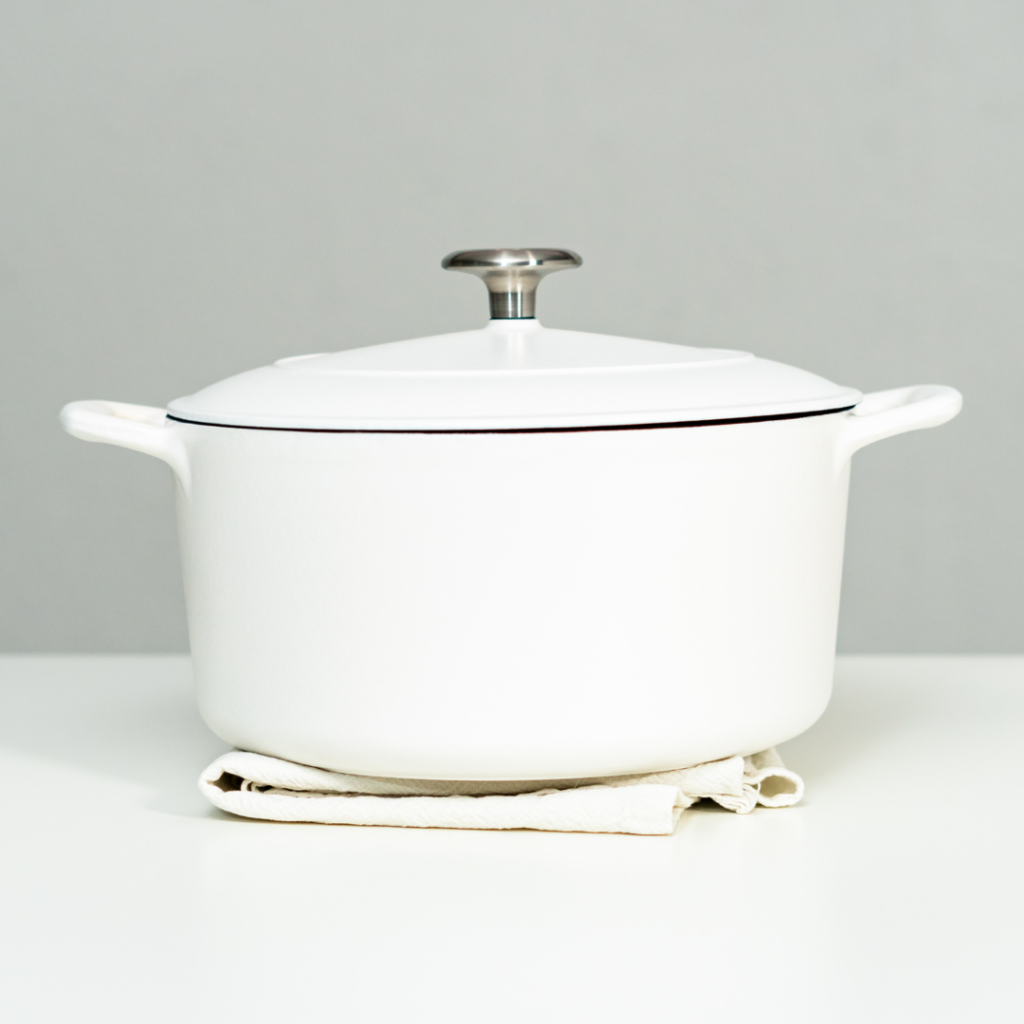 Enameled cast iron Dutch ovens