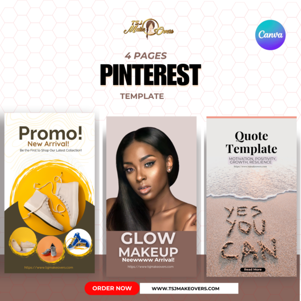 Pinterest Graphics Canva Templates | Luna