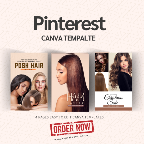 Pinterest Graphics Canva Templates | Satin