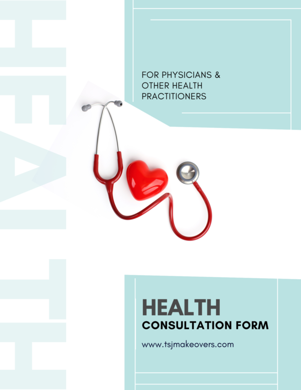 Health Consultation Form Template